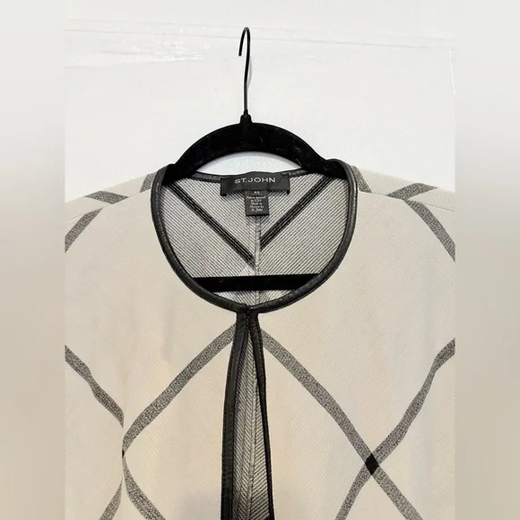 ST JOHNS leather trim poncho - Picture 2 of 4